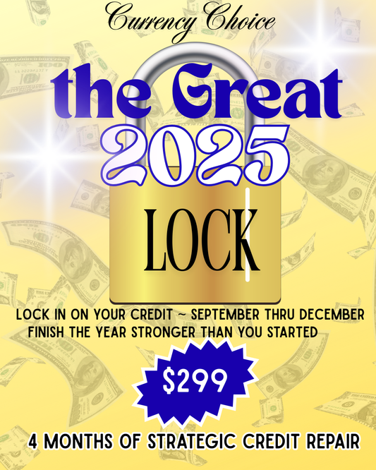 The Great Lock Credit Repair – End of Year Special LAST 4 MONTHS 2025