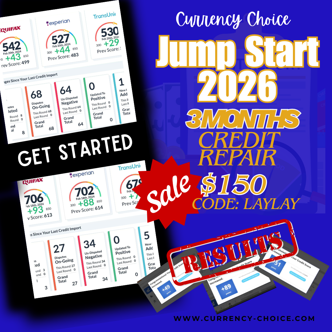 JUMP START 2026 WITH 3 MONTHS OF CREDIT REPAIR